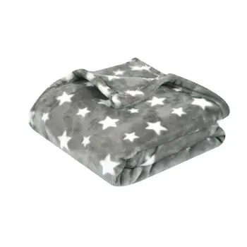 

DOUX Nest Blanket Microdoux Printed Stars - 100x150 cm-Pearl