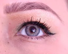 MOONZI Roma gato gris suave lente de contacto pupila pequeña lentes de contacto de color para los ojos anual grados 2 unids/par miopía receta