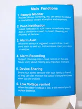 Tuya-Sensor inteligente con wifi para puerta, detector de entrada abierta/cerrada, app Smart Life con logotipo personalizado gratuito, compatible con Google Home y con Alexa