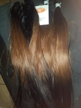 Yaki pelo recto mechones Ombre mechones de cabello sintético 4 unids/pack 18-22 pulgadas 245g mechones con cierre BELLA extensión del pelo de la armadura