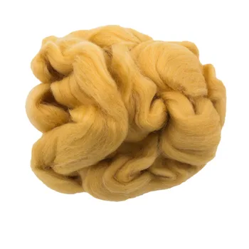 

84302-2 orchidea wool for felting, color yellow, 50g