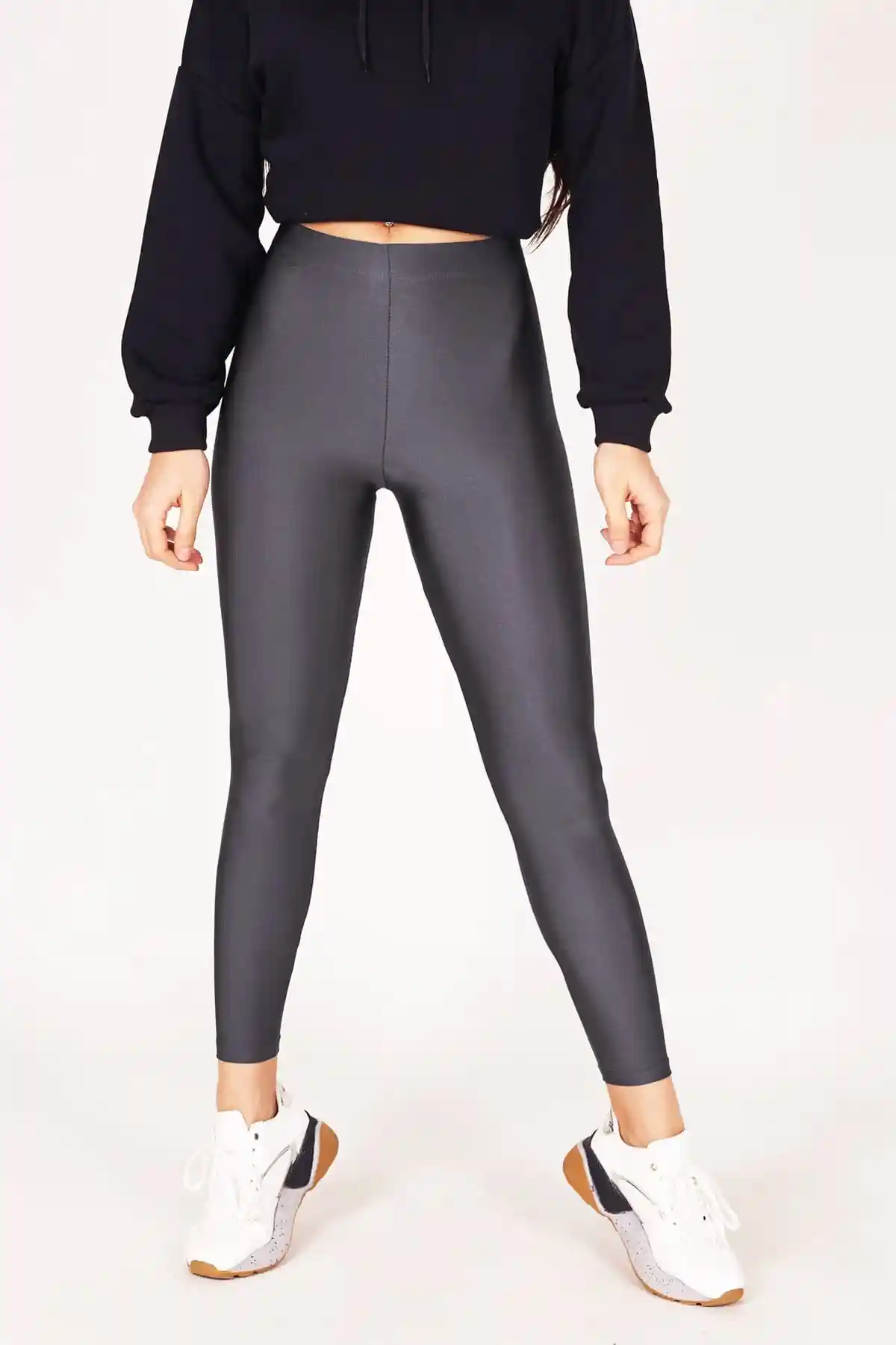 new fashion womens high waist snakeskin printed black tights