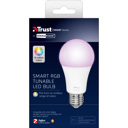 Интеллектуальная LED лампа Trust 71145 ZIGBEE RGB ZLED-RGB9 E27