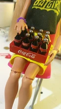 Toys Doll-House-Accessories Miniature Food-Scene-Model Cola Girls Cute