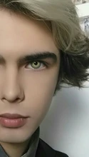 Lentes de contacto con ojos oscuros, novedad, Cosplay
