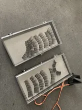 MB3K 5 magnético pestañas naturales con 3D imán hecho a mano 8 Uds magnético pestañas pinzas de visón pestañas faux cils magnetiqu