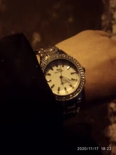 2021 relojes de pulsera vestido reloj de oro de cristal de mujeres relojes de diamante de acero inoxidable de plata reloj mujeres Montre Femme 2020