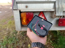 Tail-Light Trailer-Truck Rear-Parts Lamps-Pair Car Led Waterproof 12V 8 for IP65 2pcs