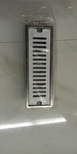 Floor Drain Shower Roof Bathroom Square 304-Stainless-Steel Long 1set Large
