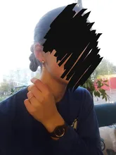 DreamBell hombres pendientes de Clip pendientes largos aretes pendientes moda Hiphop estilo Rock hipoalergénico en forma de cruz de acero de titanio Clip de oreja aretes Accesorios