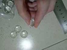 Aclovex-cabujón de cristal transparente para fabricación de joyas, cabujones redondos con parte trasera plana de 12mm, 20mm y 25mm, 1 paquete