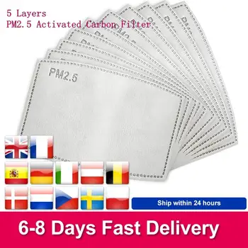 

In Stock PM2.5 Disposable Filter Pad for N95 KN95 Protective Face Masks with Breathing Valve Replacement Pad Comfortable Filter