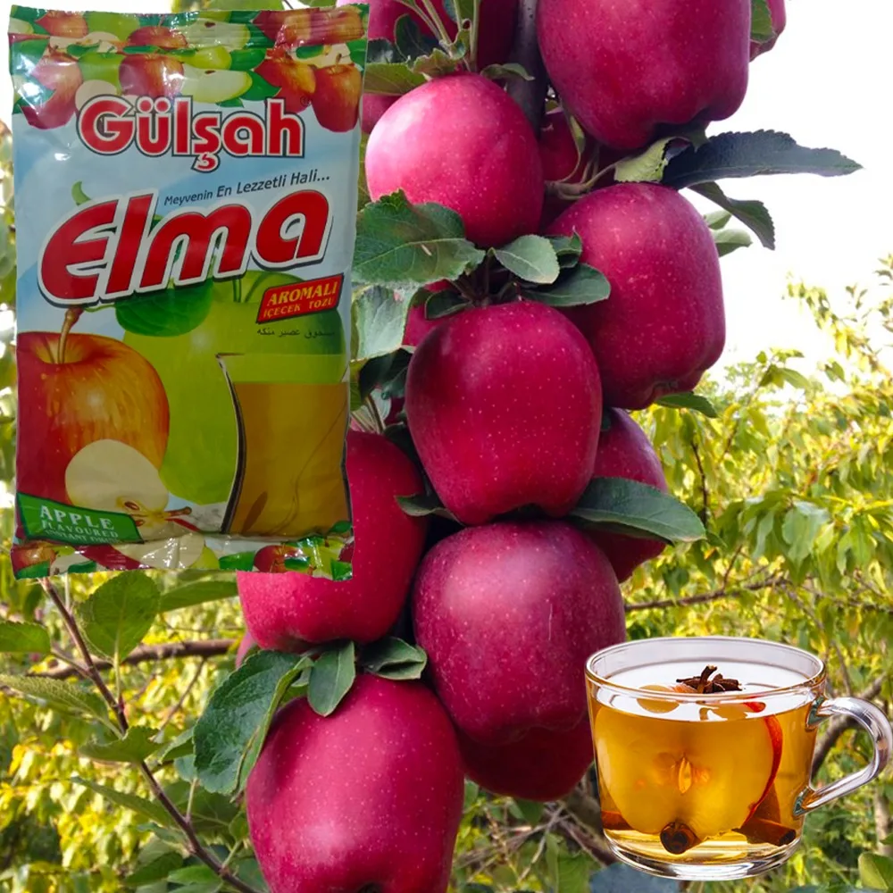 Té turco en polvo de manzana, 300 gr - 1.800 gr, té caliente con agua, saludable, hecho en Turquía, g-1040, Envío Gratis