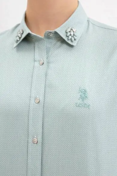 U.S. POLO ASSN. Кареточная ткань обычная рубашка