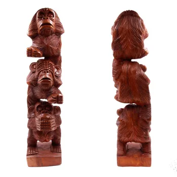 

Souvenir of Wood three apes h-50cm do not see evil 1.550 kg