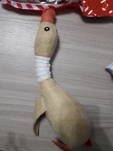 1pc 31cm Long Durable Large Dog Toys Bite Resistant Denim Linen Dog Puppy Chew Toys