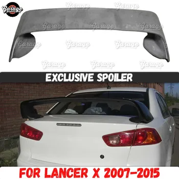 

Exclusive spoiler for Mitsubishi Lancer 10 2007-2015 on lid trunk ABS plastic sport accessories car tuning aerodynamic wing