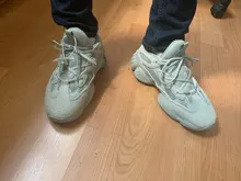 Xpay-Zapatillas De correr Air 350 para Mujer, Zapatos transpirables De ratón del desierto 500 YY 700, sombra De sal, visión suave, color blanco y negro