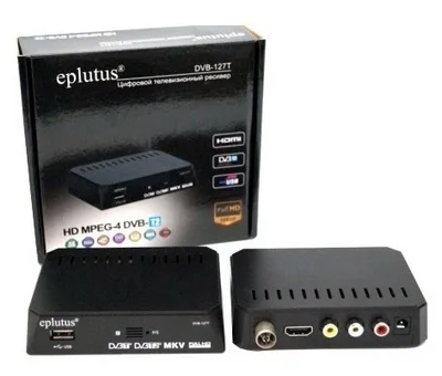 Цифровой TВ-тюнер EPLUTUS DVB-127T(+ Разветвитель в подарок