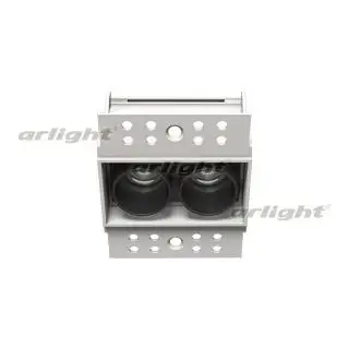 

031923 downlight ms-orient-built-trimless-tc-s38x67-5w warm3000 (WH-BK, 30 deg, 230V)-1 pc Arlight