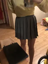 Falda plisada japonesa para mujer, falda de cintura alta, estilo Harajuku coreano, Kawaii