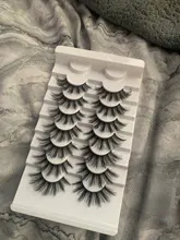 SEXYSHEEP-pestañas postizas de visón 3D, pestañas largas y esponjosas hechas a mano, Kit de maquillaje de extensión de ojos Natural, 5/8/12/20 pares