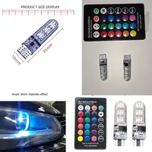 LED Bulb Wedge-Light Remote-Controller Reading T10 W5w Flash/strobe Canbus 2pcs COB 194