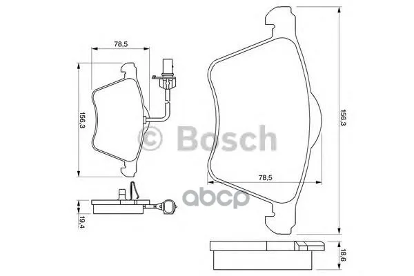 Тормозные Колодки 0986424780 Bosch арт. 0986424780