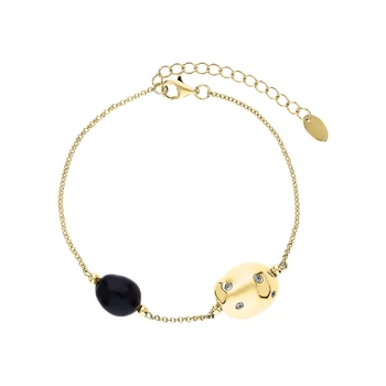 

Silver Bracelet with zirconium and cubic zirconium sunlight sample 925