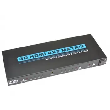 

4X2 Hdmi Full Hd 1080P 3D Matrix switch with remote Control (Hdmi Matrix)