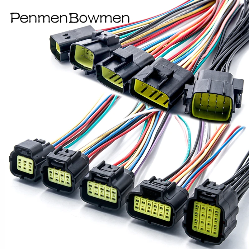Conector Eléctrico SM2.54mm Para Coche - De 2 A 12 Pines, Con Cable De 15 Cm (opción Macho/hembra)