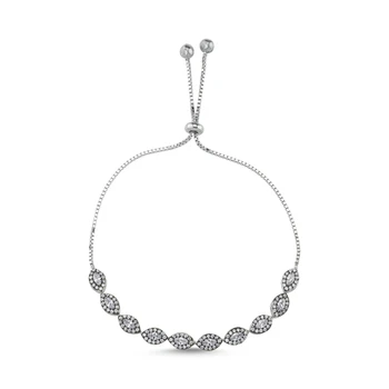 

KUTAYDAN 925 Sterling Silver Zircon Stone Lift Bracelet