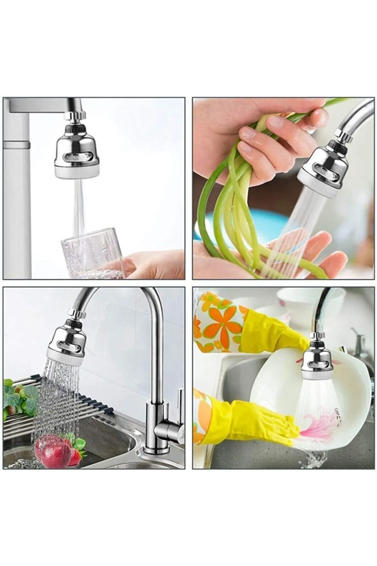 Kitchen Faucet Aerator 3 Modes Adjustable Water Filter Diffuser Water