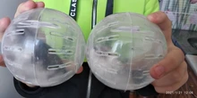 Ratón de plástico para roedores de mascotas, bola para trotar, hámster, gerbo, para hacer ejercicio, divertido y portátil, accesorio para juguetes