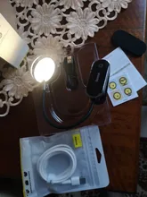 Baseus LED Clip Table Lamp Stepless Dimmable Wireless Desk Lamp Touch USB Rechargeable