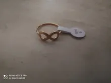 DOTIFI 316L anillo de acero inoxidable, Coreano Simple dulce creativo grande 8 palabra compromiso anillo de boda, joyería E1