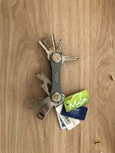 Keychain Wallet Key-Holder Pocket EDC Key Smart Aluminum Brand Modern DIY