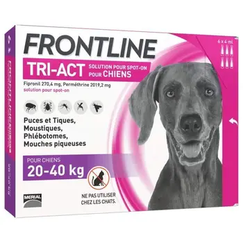 

FRONTLINE TRI-ACT 20-40kg - 6 pipettes