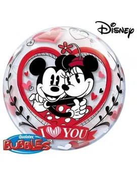 

Balloon Mickey and Minnie I Love You-Bubble Bubble 55 cm-Q21892
