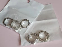 7 unids/set moda de Corea mezclado anillo geométrica redonda de Metal oro gemelos de Color plateado anillos abiertos de la joyería para las mujeres