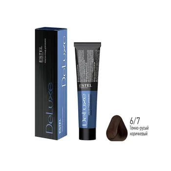 

Paint-care for hair Estel de luxe 6/7 dark brown brown 60 ml