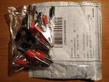 Alligator Clips-Clamps Crocodile-Clips Insulated Cable Lead-Testing Metal 10pcs/Lot Plastic-Handle