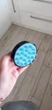 Cabezal de silicona para limpieza, cuidado del cabello, peine para masaje del cuero cabelludo, cepillo de ducha, Spa, champú anticaspa