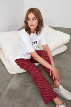 

Trendyol Plaid Knitted Pajamas Set THMAW21PT0436