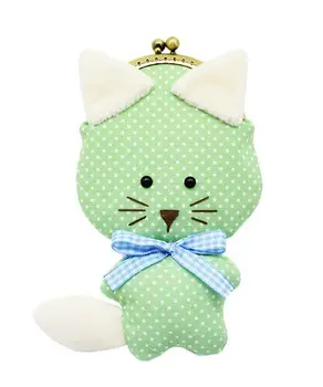 

Set for needlework 'cat wallet '(kk003)
