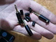 Jack Audio-Plug-Connector Solder-Adapter Shure Stereo Male Cable 3-Pole for 2mm 4mm 6mm