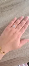 Anillos De Compromiso clásicos para mujer, AAA, circonita cúbica blanca, Diamante de imitación, banda de boda, joyería anillos CZ, aneis feminino