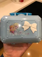 Conjunto de cosméticos de Disney para niñas, Set de belleza de juguete de frozen, elsa, anna, Blancanieves, Princesa, juguetes de moda, casa de juego, regalo para niños