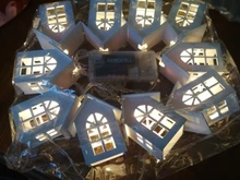 LED String Lamps Light-Fairy-Garland Wood-House Decoration Wedding Holiday-Room Party