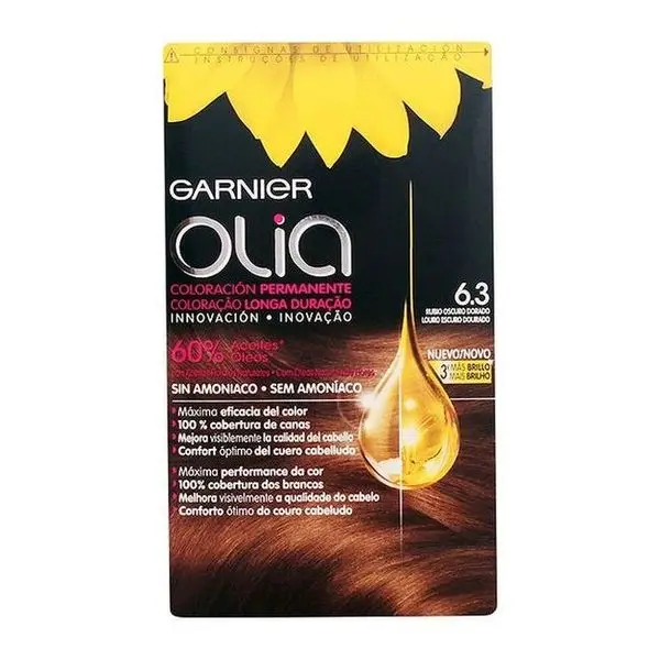 Краситель без аммиака Olia Garnier темно Золотой Блонд|Чаши для смешивания красок